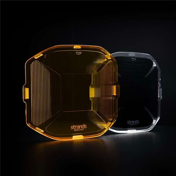Cubierta de lente amarilla  para personalizar faro de carretera SIBERIA X 9", aumenta la intensidad de la luz de los laterales d