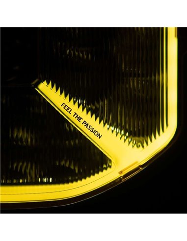 Cubierta de lente amarilla  para personalizar faro de carretera SIBERIA X 9", aumenta la intensidad de la luz de los laterales d