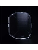 Cubierta de lente negra para personalizar faro de carretera SIBERIA X 9", permite ver la luz de posición en forma de 'X' 