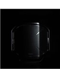 Cubierta de lente negra para personalizar faro de carretera SIBERIA X 9", permite ver la luz de posición en forma de 'X' 