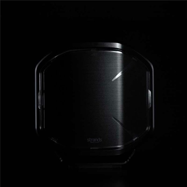 Cubierta de lente negra para personalizar faro de carretera SIBERIA X 9", permite ver la luz de posición en forma de 'X' 