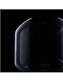 Cubierta de lente negra para personalizar faro de carretera SIBERIA X 9", permite ver la luz de posición en forma de 'X' 