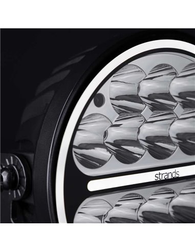 Phare LED longue portée SIBERIA XP 7", mode Xperience, 22/77 W, 1 540/5 710 lm, portée 342/660 m, lumière blanche/ambre, R148/R1