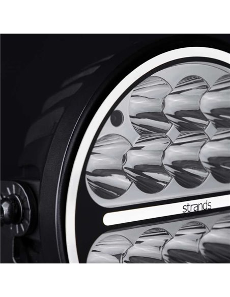 Farol de LED de longo alcance SIBERIA XP de 7", Modo Xperience, 22/77 W, 1540/5710 lm, alcance de 342/660 m, luz branca/âmbar, R