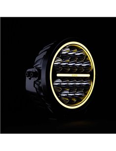 Farol de LED de longo alcance SIBERIA XP de 7", Modo Xperience, 22/77 W, 1540/5710 lm, alcance de 342/660 m, luz branca/âmbar, R 2