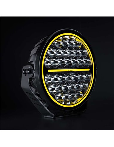 Faro LED largo alcance SIBERIA XP 9", modo Xperience, 31/144W, 3080/15030Lm, alcance 330/711m, luz blanca/ámbar, R148 R149
