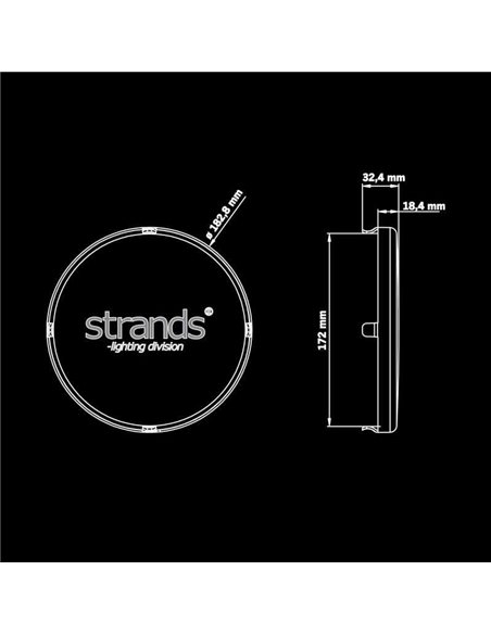 Cubierta de lente amarilla para SIBERIA NR/XP 7", suaviza la salida de luz y proporciona protección