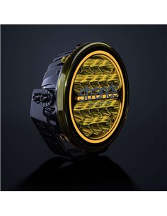 Cache-objectif jaune pour SIBERIA NR/XP 7", adoucit la lumière et offre une protection 2