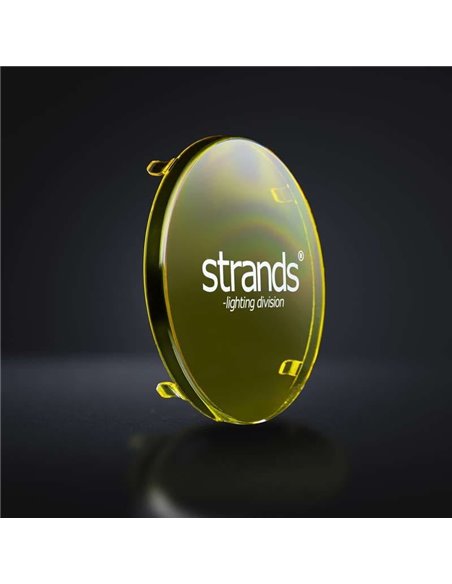 Tampa de lente amarela para SIBERIA NR/XP 7", suaviza a saída de luz e fornece proteção