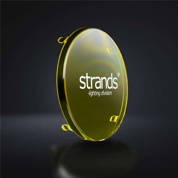 Tampa de lente amarela para SIBERIA NR/XP 7", suaviza a saída de luz e fornece proteção