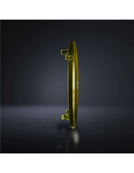 Cache-objectif jaune pour SIBERIA NR/XP 7", adoucit la lumière et offre une protection