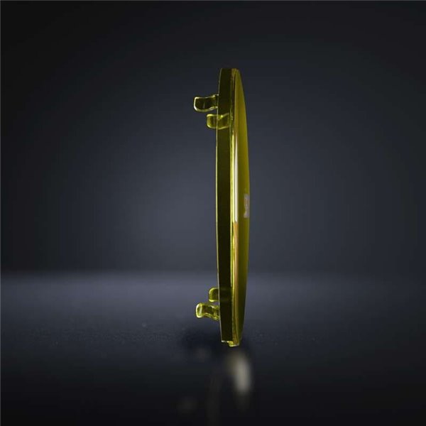 Cubierta de lente amarilla para SIBERIA NR/XP 7", suaviza la salida de luz y proporciona protección