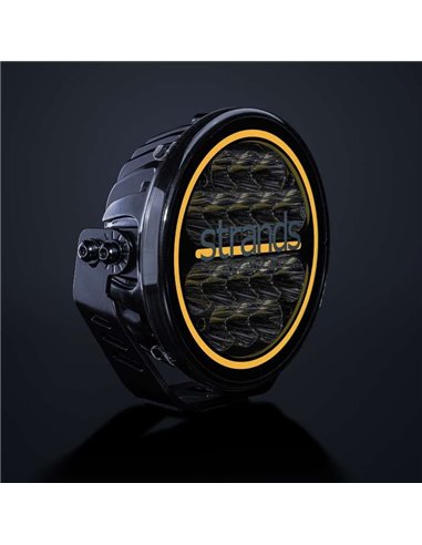 Cubierta de lente oscura para SIBERIA NR/XP 7", permite que las luces de posición brillen cuando la luz no está en uso