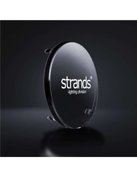 Cubierta de lente oscura para SIBERIA NR/XP 7", permite que las luces de posición brillen cuando la luz no está en uso