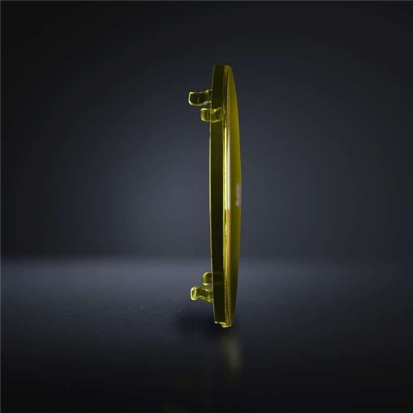 Cubierta de lente amarilla para SIBERIA NR/XP 9", suaviza la salida de luz y proporciona protección