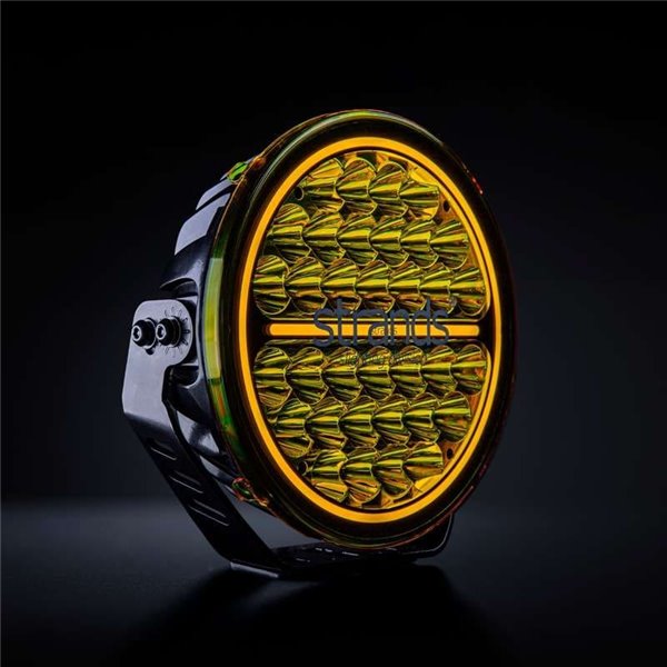 Tampa de lente amarela para SIBERIA NR/XP 9", suaviza a saída de luz e fornece proteção