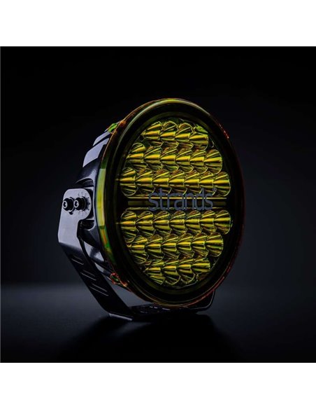 Cache-objectif jaune pour SIBERIA NR/XP 9", adoucit la lumière et offre une protection