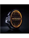 Cubierta de lente oscura para SIBERIA XP 9", permite que las luces de posición brillen cuando la luz no está en uso
