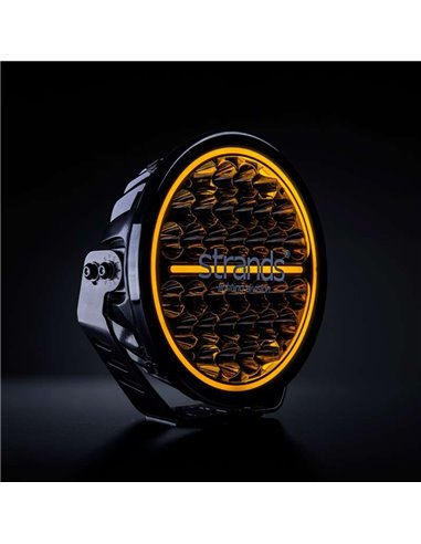 Cubierta de lente oscura para SIBERIA XP 9", permite que las luces de posición brillen cuando la luz no está en uso