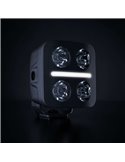 Foco LED de conducción luz blanco y amarillo NUUK D-LINE QUBE 3", 41W 2710Lm, alcance 240m, R10