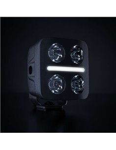 Foco LED de conducción luz blanco y amarillo NUUK D-LINE QUBE 3", 41W 2710Lm, alcance 240m, R10 2