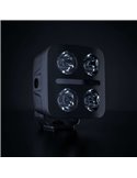 Foco LED de conducción luz blanco y amarillo NUUK D-LINE QUBE 3", 41W 2710Lm, alcance 240m, R10