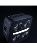 Foco LED de conducción luz blanco y amarillo NUUK D-LINE QUBE 3", 41W 2710Lm, alcance 240m, R10