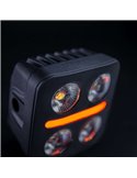 Foco LED de conducción luz blanco, rojo, ámbar NUUK D-LINE QUBE 3", 39W 2920Lm, alcance 59m, R10