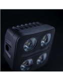 Foco LED de conducción luz blanco, rojo, ámbar NUUK D-LINE QUBE 3", 39W 2920Lm, alcance 59m, R10