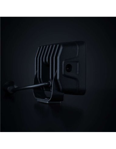 Farol de direção LED NUUK D-LINE QUBE de 3", branco, vermelho, âmbar, 39 W, 2920 lm, feixe de 59 m, R10