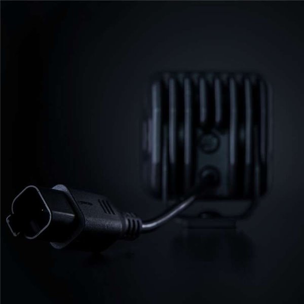 Foco LED de conducción luz blanco, rojo, ámbar NUUK D-LINE QUBE 3", 39W 2920Lm, alcance 59m, R10