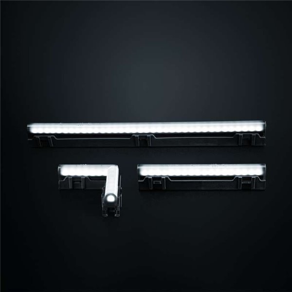 Luz de posición delantera LED de esquina luz blanca FREEDOM DARK LINE, 2W, R148