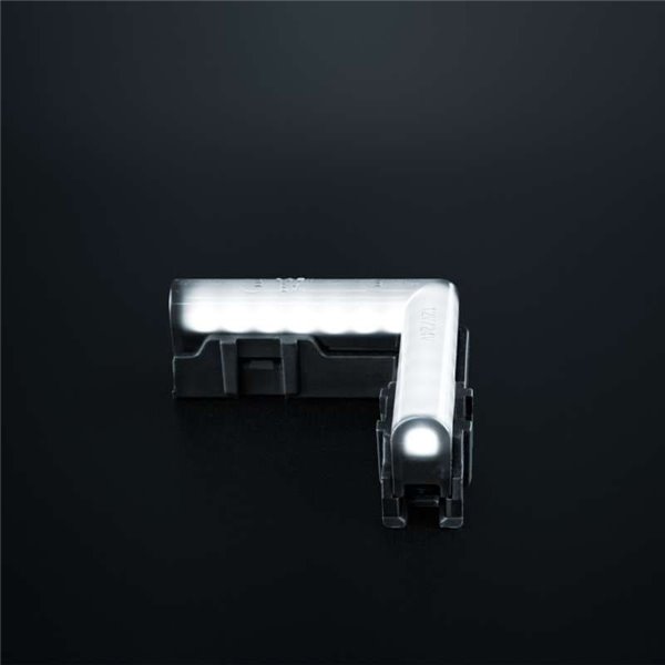 Luz de posición delantera LED de esquina luz blanca FREEDOM DARK LINE, 2W, R148