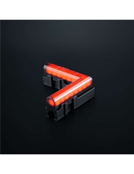 Luz de posição traseira de canto LED, luz vermelha, FREEDOM DARK LINE, 3W, R148