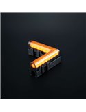 Luz LED lateral ámbar de esquina, FREEDOM DARK LINE, 25W, R148