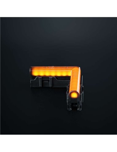 Luz LED lateral ámbar de esquina, FREEDOM DARK LINE, 25W, R148