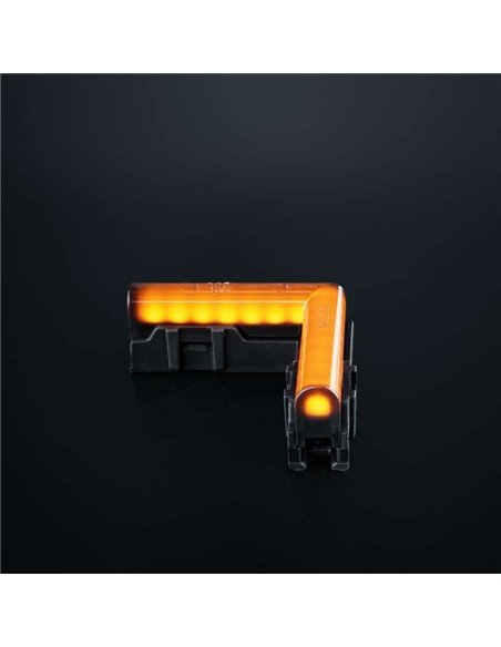 Luz LED lateral ámbar de esquina, FREEDOM DARK LINE, 25W, R148