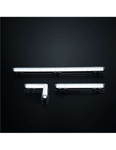 Luz LED de posición delantera larga, blanca FREEDOM DARK LINE, 5W, R148, 250mm