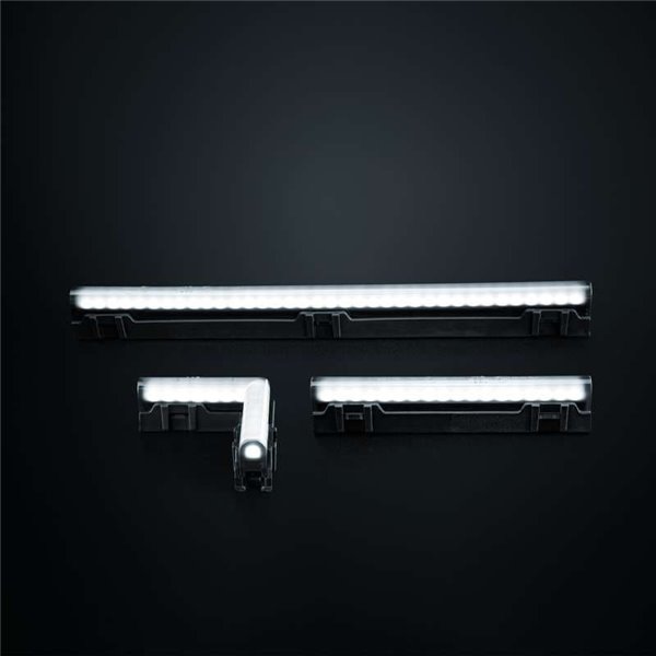Luz LED de posición delantera larga, blanca FREEDOM DARK LINE, 5W, R148, 250mm