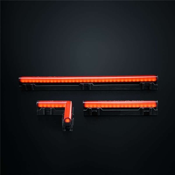 Luz LED de posición trasera larga roja, FREEDOM DARK LINE, 35W, R148, 250mm