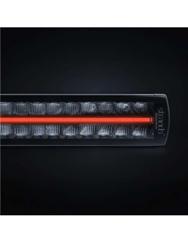 Barre lumineuse de travail LED SIBERIA XP RED TIGER, longue portée, 12" 95W 6400Lm, portée 248m