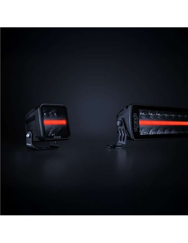 Barra de luz LED de trabajo SIBERIA XP RED TIGER, de larga distancia, 12" 95W 6400Lm, alcance 248m