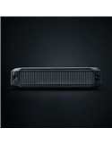 Luz LED de posición blanca DARK KNIGHT SM6, con lente super oscura, 3,3W 120x8x28mm