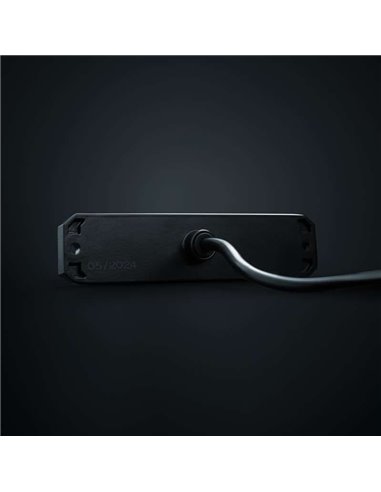 Feu de position LED blanc DARK KNIGHT SM6, avec lentille ultra-obscure, 3,3 W, 120 x 8 x 28 mm