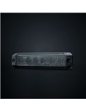 Luz LED de posición blanca DARK KNIGHT SM6, con lente super oscura, 3,3W 120x8x28mm