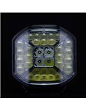 Cubierta de lente transparente para personalizar faro de carretera SIBERIA X 7", aumenta la potencia hacia los laterales del veh