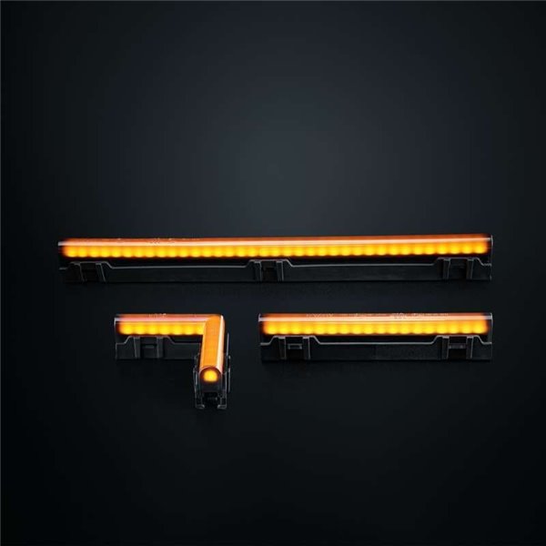 Luz LED lateral larga ámbar FREEDOM DARK LINE, 6W, R148, 250mm
