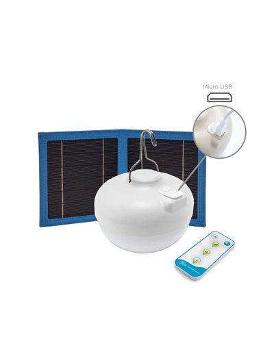 Lâmpada LED solar recarregável Cherry