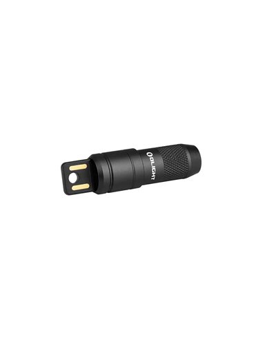 Lanterna de chaveiro LED iMINI 2 de 50 lm com alcance de 21 m, bateria de lítio IPX6 10180, 80 mAh