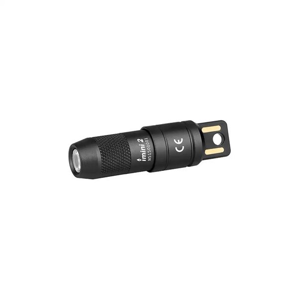 Lampe torche porte-clés iMINI 2 LED 50 lm, portée 21 m, IPX6, batterie lithium 10180 80 mAh